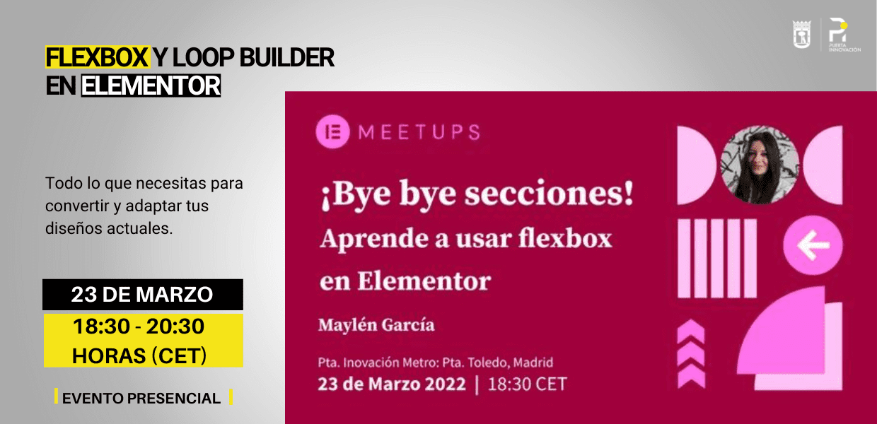 Elementor Flexbox con Maylén García