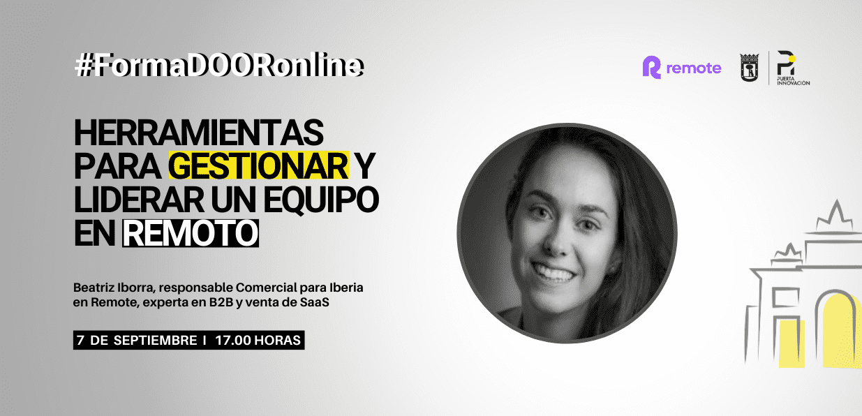 Herramientas para gestionar y liderar un equipo en remoto Beatriz Iborra FormaDOOR