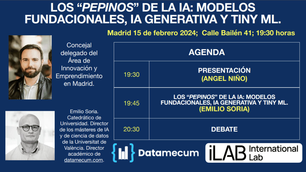 Los "pepinos" de la IA: Modelos fundacionales, IA Generativa y Tiny ML