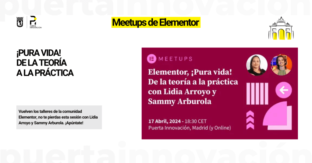 Ven al evento Elementor ¡Pura vida! y podrás disfrutar de los casos de éxito de dos profesionales de la creación web en Costa Rica.