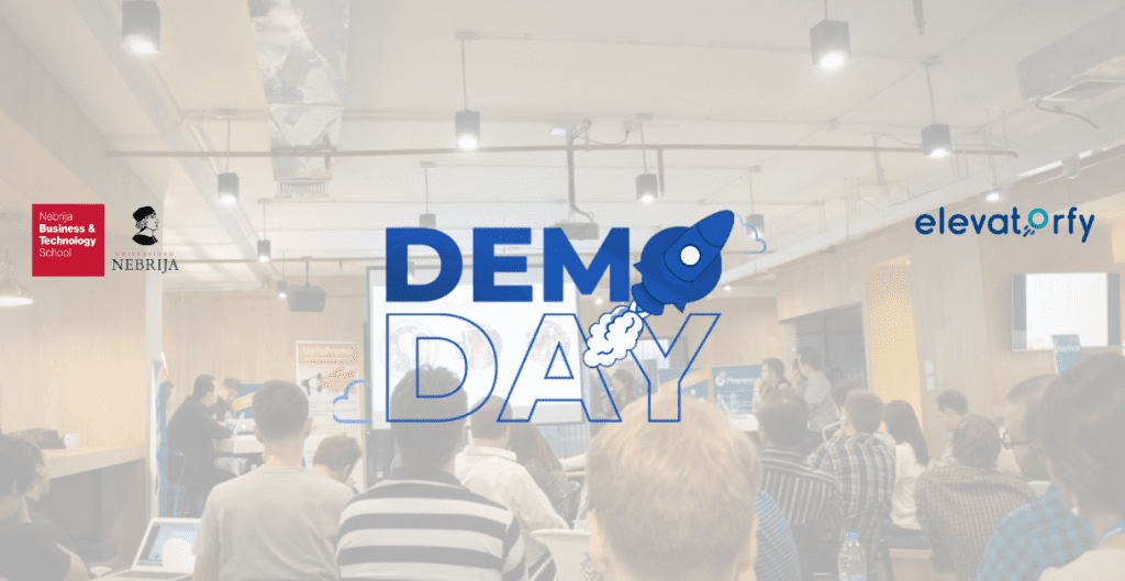 Línea gráfica Demo Day Nebrija by Elevatorfy