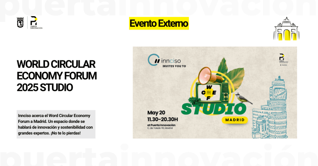 Ven al Word Circular Economy Forum 2025 Studio Madrid y forma parte de un espacio con expertos para hablar de innovación y sostenibilidad.