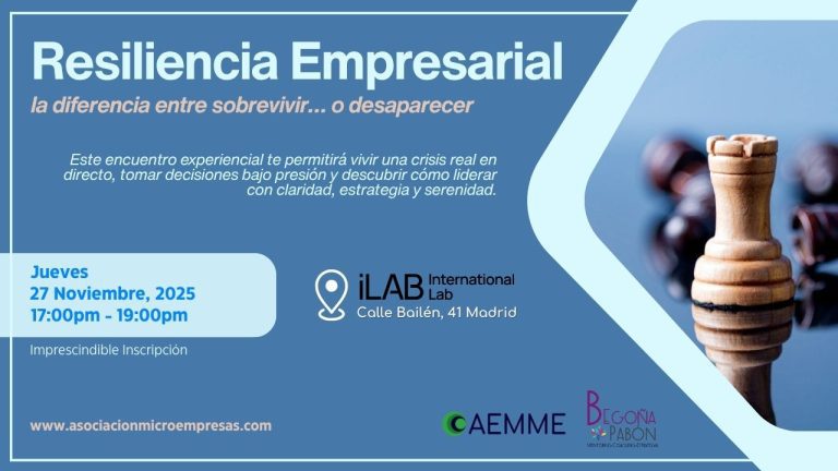 Cartel Resiliencia Empresarial la diferencia entre sobrevivir… o desaparecer (1)