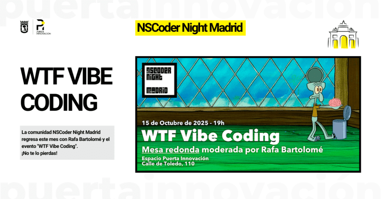 Vuelve la comunidad NSCoder Night Madrid con el evento presencial "WTF Vibe Coding" de la mano de Rafa Bartolomé.