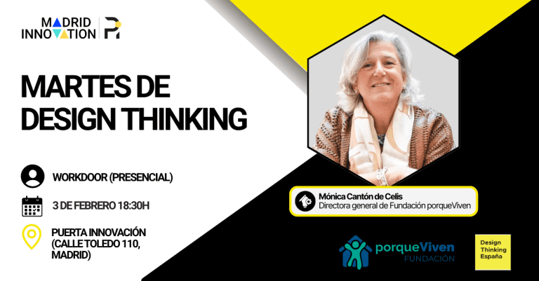 Únete a este taller de Martes de Design Thinking en Madrid en nuestro hub de Puerta Innovación. Ven y aprende una nueva metodología.