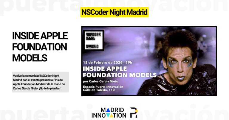 Vuelve la comunidad NSCoder Night Madrid con el evento presencial "Inside Apple Foundation Models" de la mano de Carlos García Nieto.