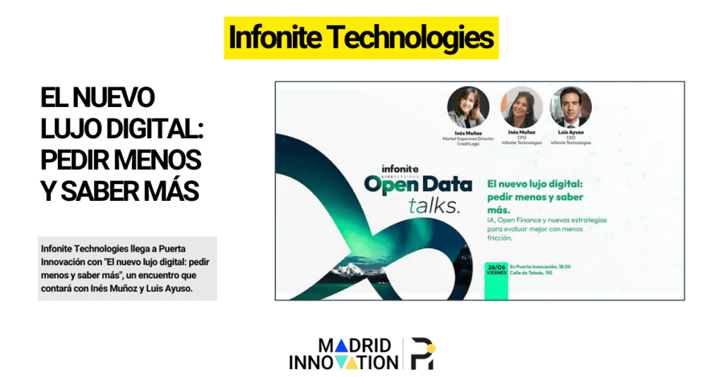 Infonite Technologies llega a Puerta Innovación con el evento "El nuevo lujo digital: pedir menos y saber más".